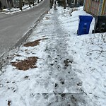Unshoveled/Icy Sidewalk at 1–55 Thorndike St