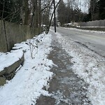 Unshoveled/Icy Sidewalk at 120 Codman Rd