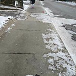 Unshoveled/Icy Sidewalk at 74 Longwood Ave