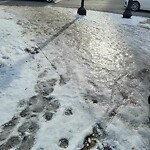 Unshoveled/Icy Sidewalk at 1361 Beacon St