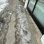 Unshoveled/Icy Sidewalk at 42.34 N 71.12 W