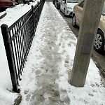 Unshoveled/Icy Sidewalk at 14 Wellman St