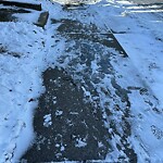 Unshoveled/Icy Sidewalk at 36 Euston St