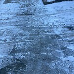 Unshoveled/Icy Sidewalk at 96 Columbia St