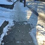 Unshoveled/Icy Sidewalk at 250 Winchester St