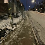 Unshoveled/Icy Sidewalk at 249 Corey Rd, Boston