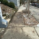 Sidewalk Obstruction at 70 Atherton Rd