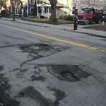 Pothole at 219 Aspinwall Ave