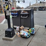 Trash/Recycling at 1318 Beacon St #19