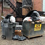Trash/Recycling at 1402 Beacon St