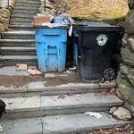 Trash/Recycling at 1592 Beacon St