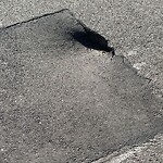 Pothole at 99 Wallis Rd, Chestnut Hill