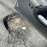 Pothole at Fairgreen Pl, Chestnut Hill