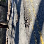 Pothole at Warren St