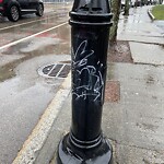 Graffiti at 224 Harvard St
