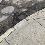 Pothole at 200–204 Davis Ave