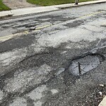 Pothole at 288 Kent St, Brookline 02446