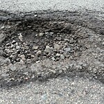 Pothole at 98 Spooner Rd, Chestnut Hill