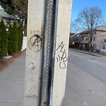 Graffiti at 767–769 Washington St