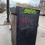 Graffiti at 174 Harvard St