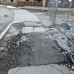 Sidewalk Obstruction at 45 Bartlett Cres