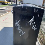 Graffiti at 182 Washington St