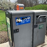 Trash/Recycling at 599 Brookline Ave