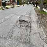 Pothole at 70 Welland Rd