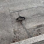 Pothole at 37–57 Stanton Rd