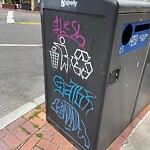 Graffiti at 2–34 Naples Rd