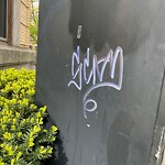 Graffiti at 62–74 Longwood Ave