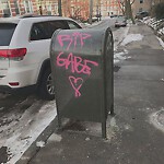Graffiti at 23 Claflin Rd