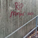 Graffiti at 37 Weybridge Ln