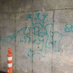 Graffiti at 361 Washington St