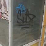 Graffiti at 1278 1290 Beacon St