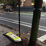 Damaged Sign at 508 Washington St