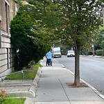 Sidewalk Obstruction at 123 Saint Paul St