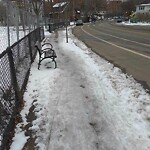 Unshoveled/Icy Sidewalk at 303 Cypress St