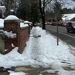 Unshoveled/Icy Sidewalk at 672 Chestnut Hill Ave