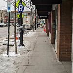 Sidewalk Obstruction at 290 Harvard St