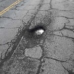 Pothole at 200 Hyslop Rd