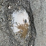 Pothole at 21 Sheafe St, Chestnut Hill