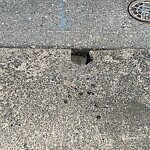 Pothole at 411 Washington St