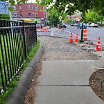 Sidewalk Obstruction at 496 Harvard St