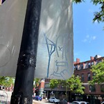 Graffiti at 202 Washington St