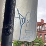 Graffiti at 200 Washington St