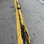 Pothole at Walnut St