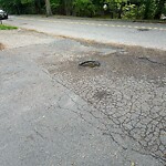 Pothole at Amory St