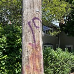Graffiti at 240 Aspinwall Ave