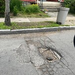 Pothole at 45 Coolidge St